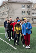Поздравляем команду 10Б класса с победой в муниципальном этапе Всероссийских соревнований школьников &quot;Президентские состязания&quot;.